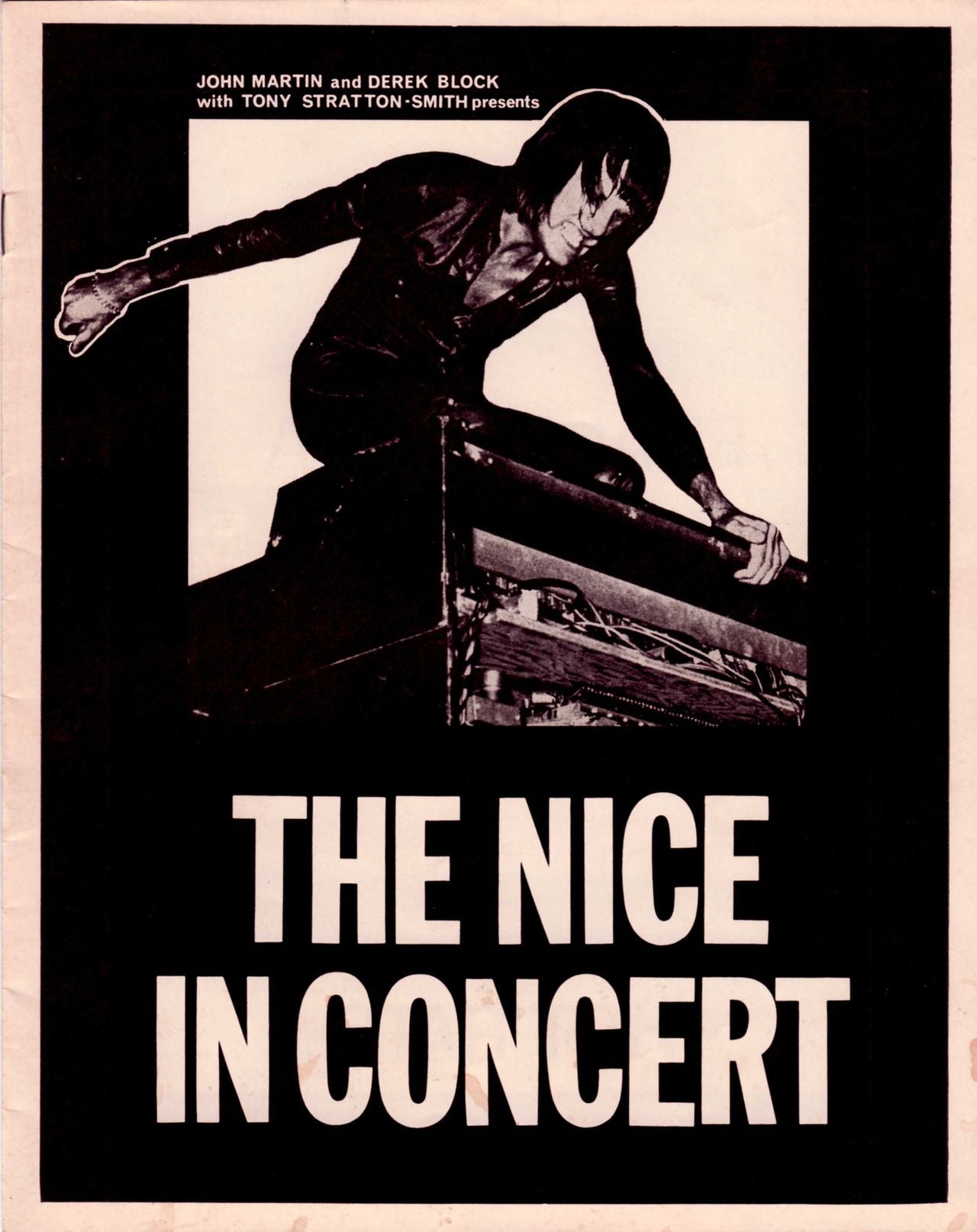 The Nice The Nice In Concert + Ticket Stub UK tour programme CONCERT PROGRAMME