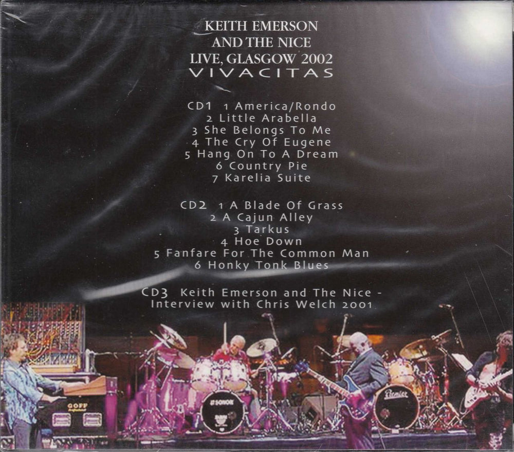 The Nice Vivacitas: Live At Glasgow 2002 UK 3-CD album set (Triple CD) NCE3CVI586080