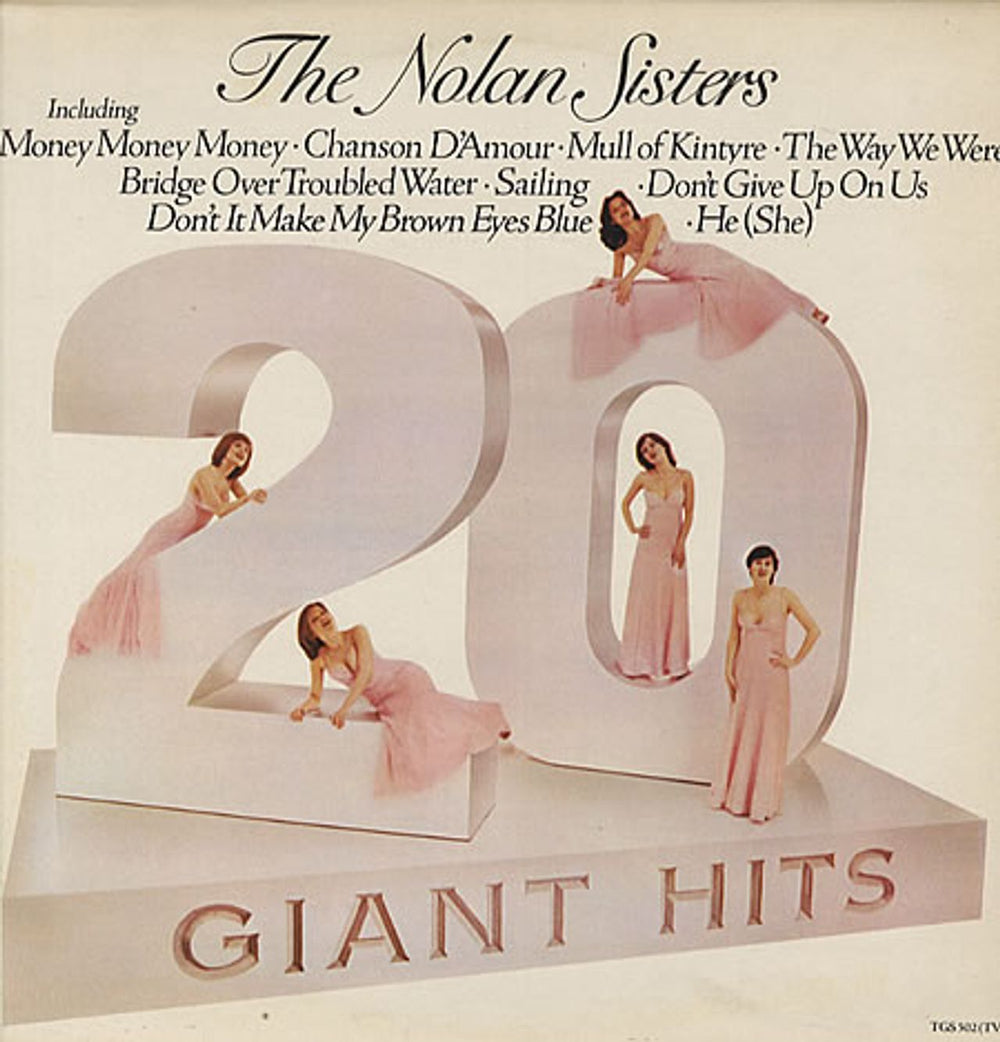 The Nolans 20 Giant Hits UK vinyl LP album (LP record) TGS502