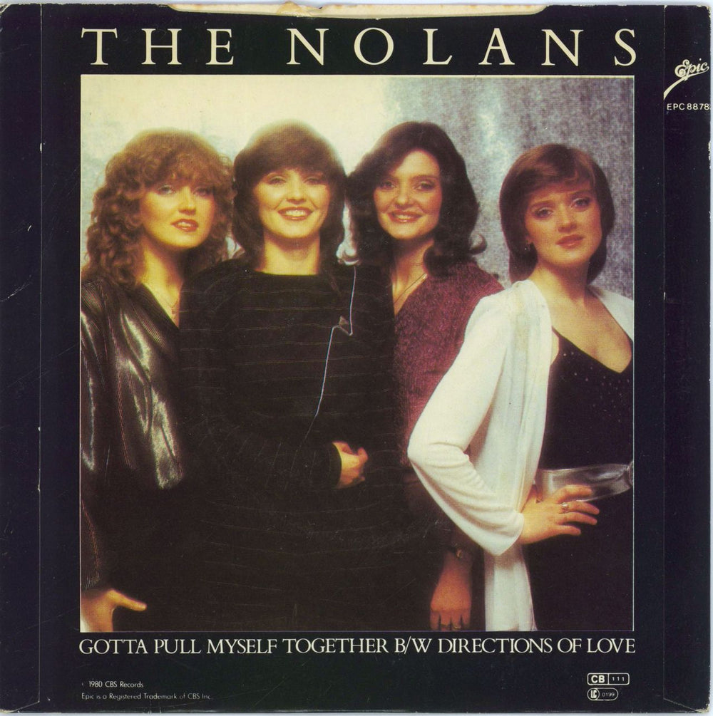 The Nolans Gotta Pull Myself Together - Picture Sleeve UK 7" vinyl single (7 inch record / 45)