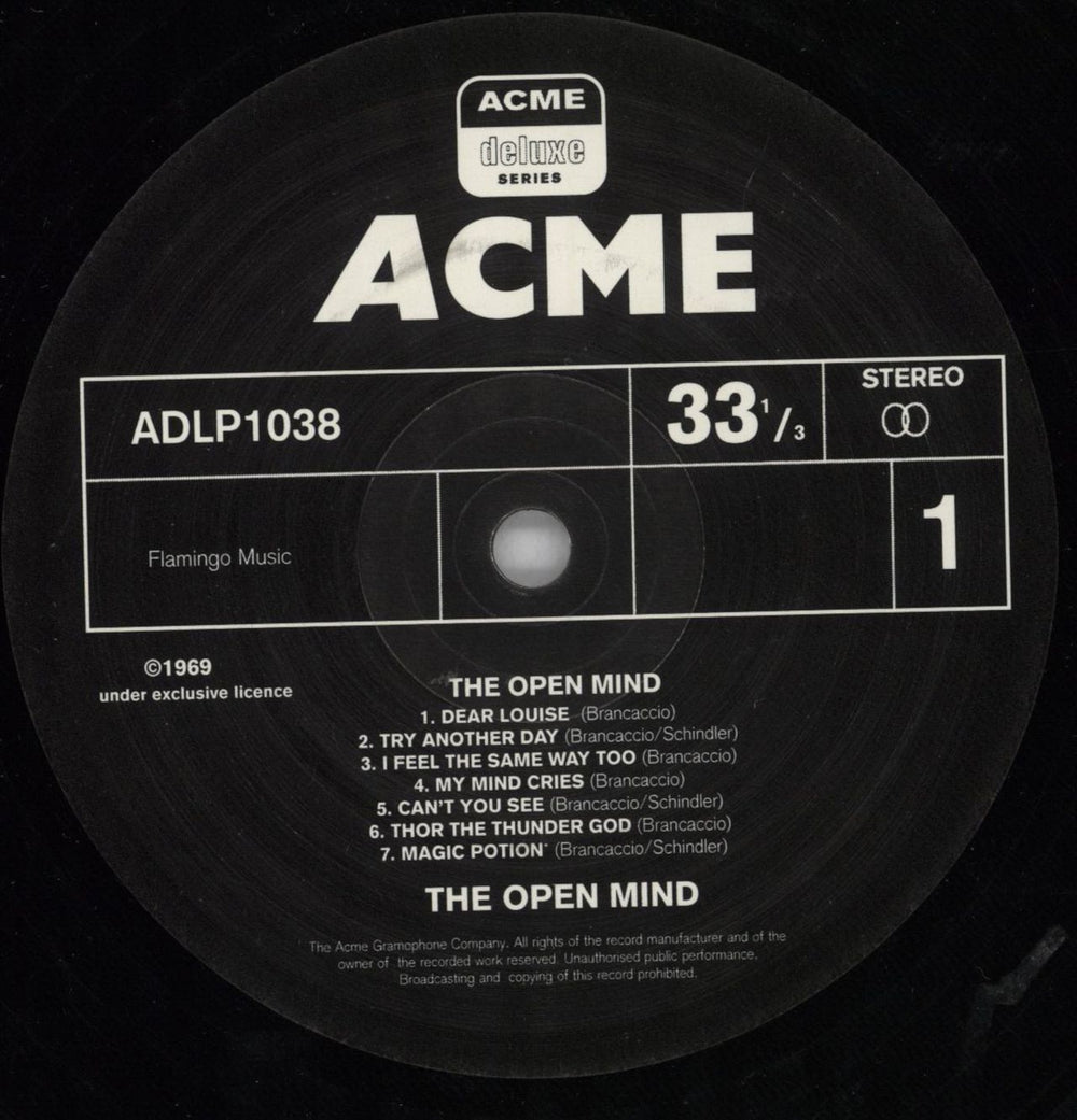 The Open Mind The Open Mind - 180gm+ 7" UK vinyl LP album (LP record) OPMLPTH817597