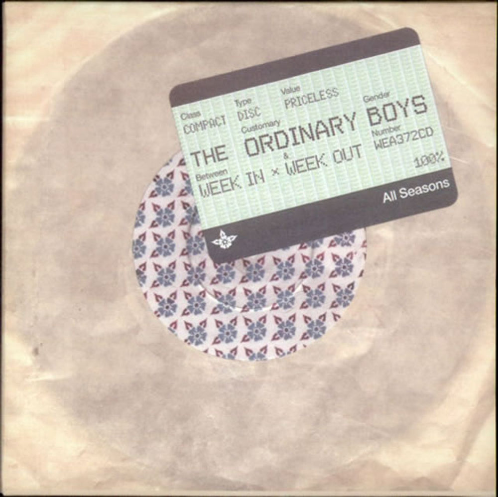 The Ordinary Boys Week In Week Out UK CD single (CD5 / 5") WEA372CD