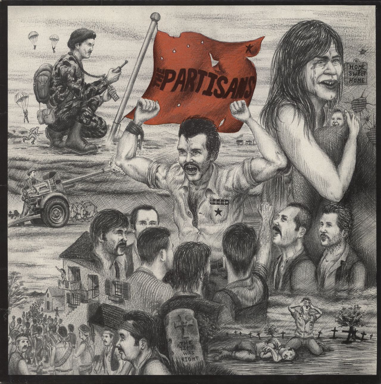 The Partisans The Time Was Right UK vinyl LP album (LP record) PARTLP1