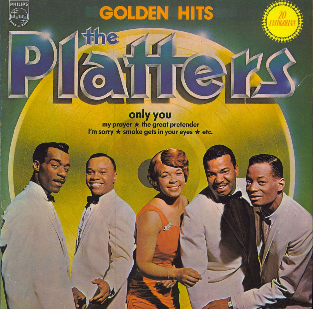 The Platters Golden Hits Hong Kong vinyl LP album (LP record) 9199426