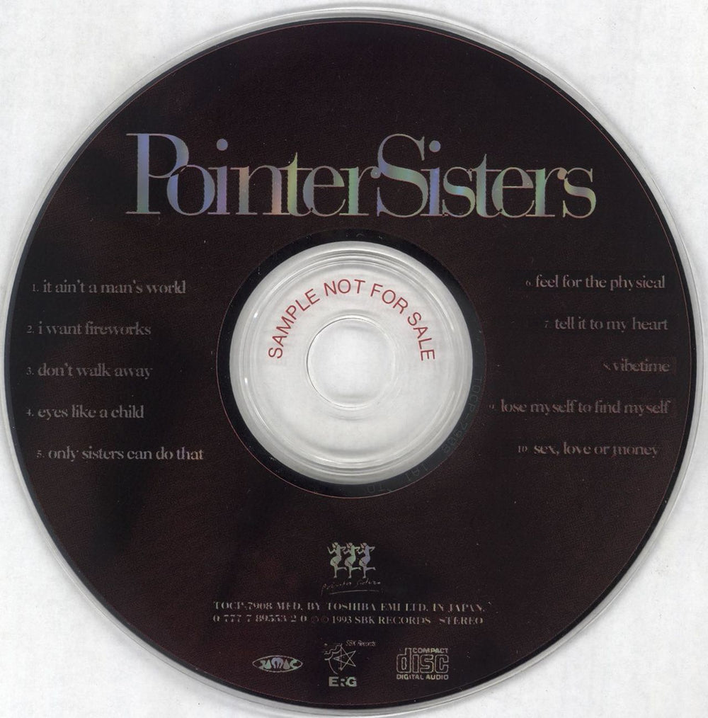 The Pointer Sisters Only Sisters Can Do That - Promo + Obi Japanese Promo CD album (CDLP) TPSCDON731940