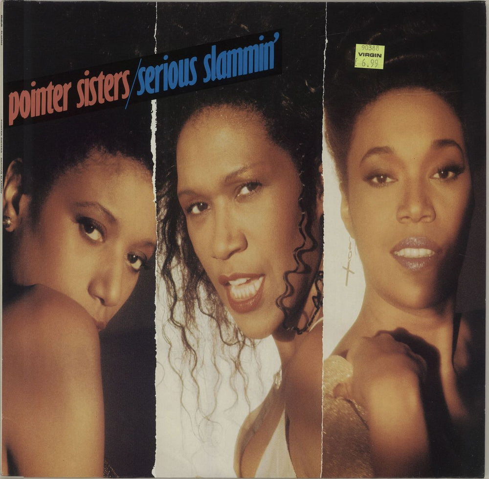 The Pointer Sisters Serious Slammin' UK vinyl LP album (LP record) PL86562