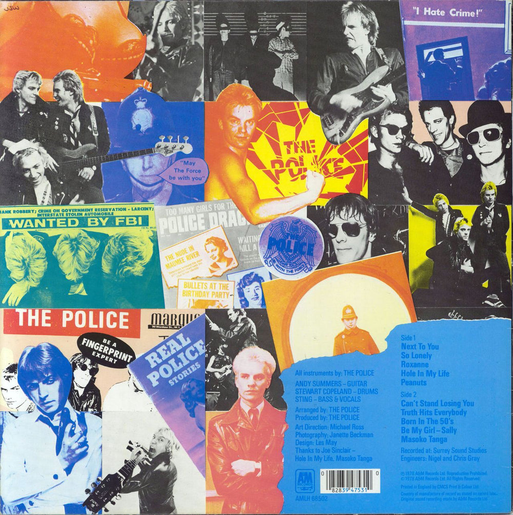 The Police Outlandos D'Amour - Barcoded sleeve German vinyl LP album (LP record) 082839475310