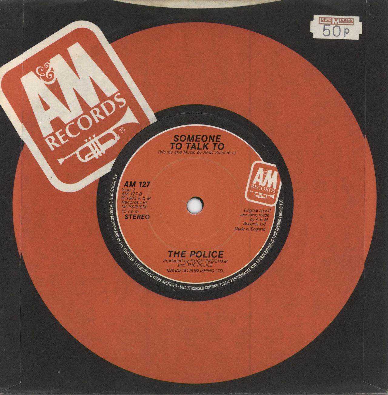The Police Wrapped Around Your Finger UK 7" vinyl single (7 inch record / 45)