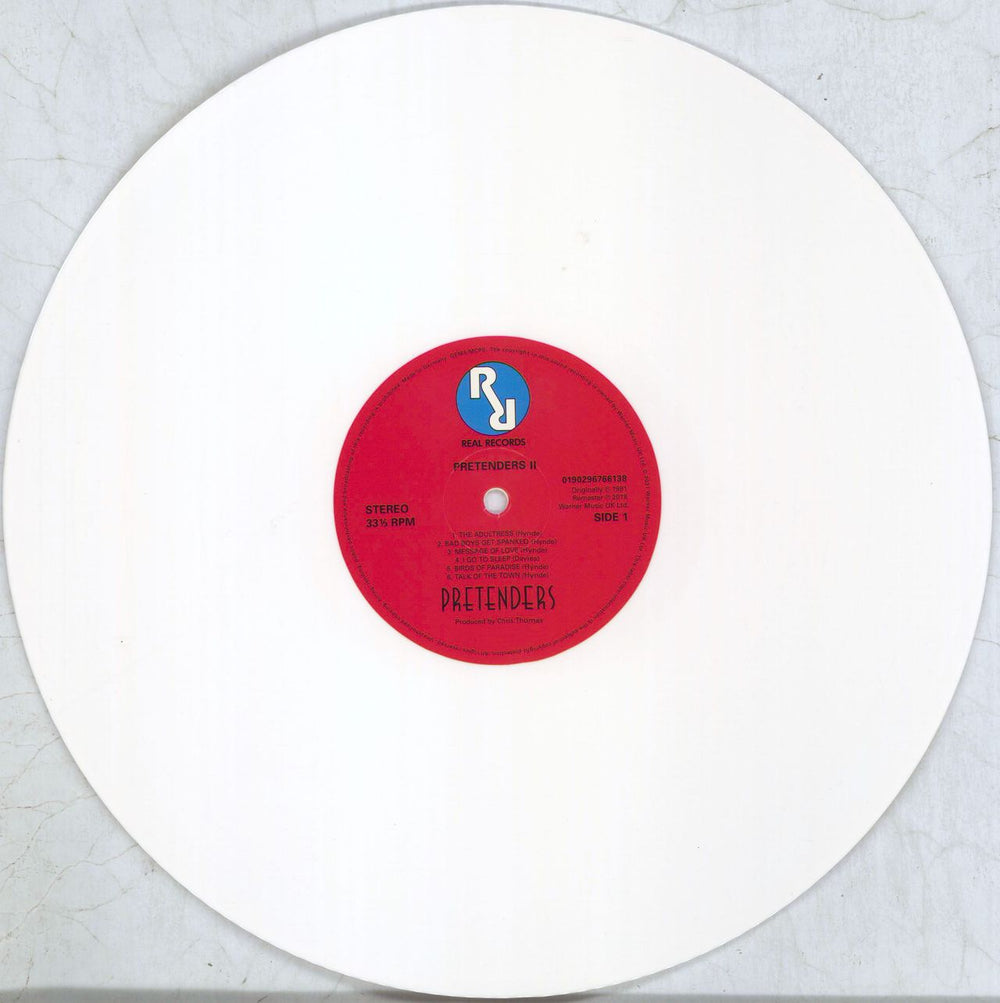 The Pretenders Pretenders II - White Vinyl UK vinyl LP album (LP record) PTNLPPR828908