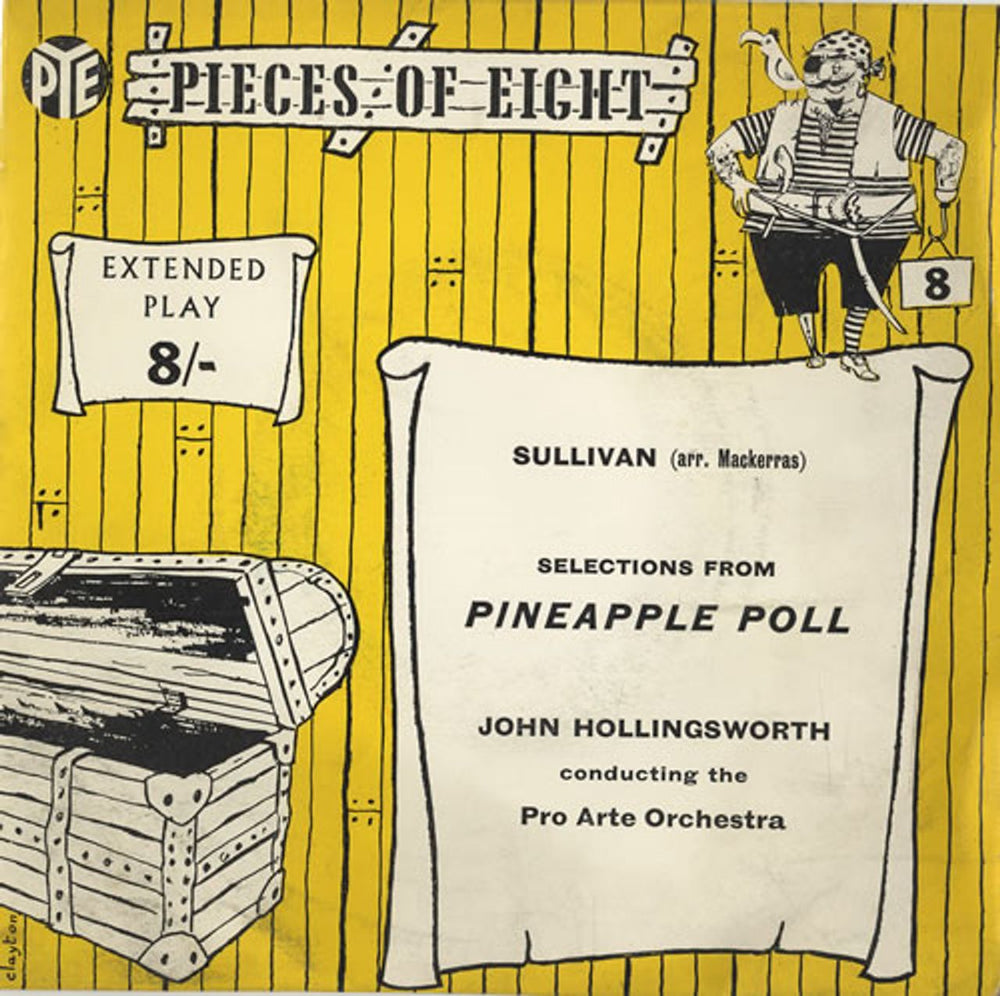 The Pro Arte Orchestra Selections From Pineapple Roll EP UK 7" vinyl single (7 inch record / 45) PEP100