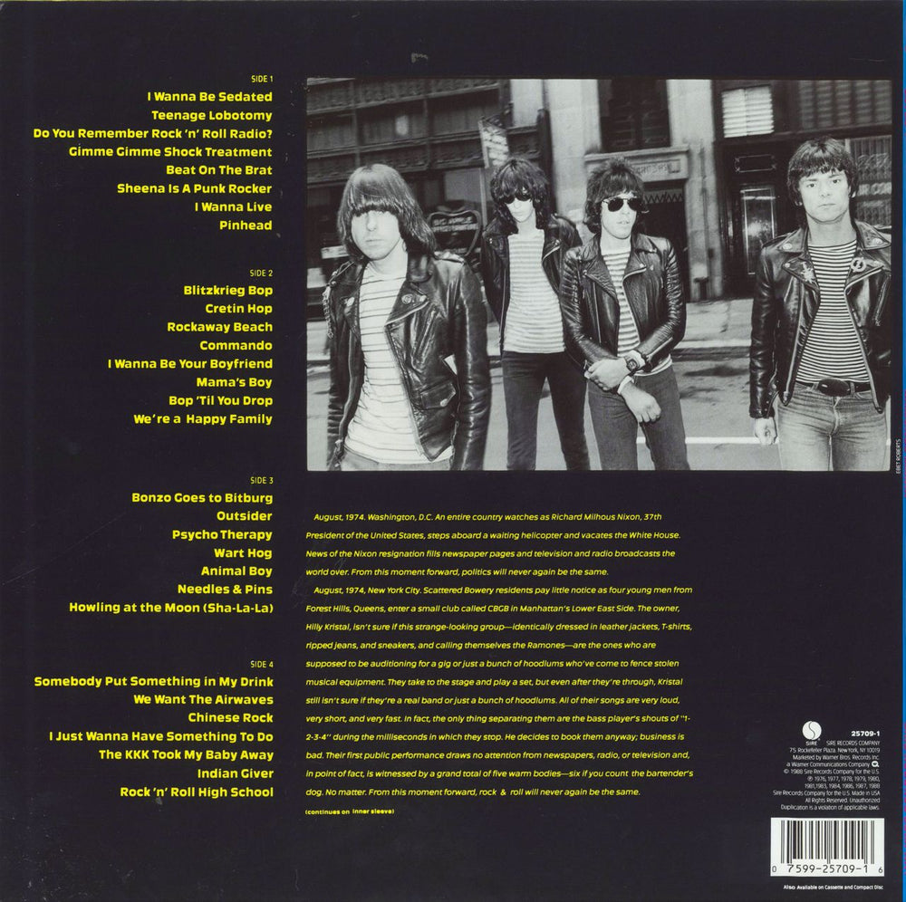 The Ramones Ramones Mania - 90s US 2-LP vinyl record set (Double LP Album) 075992570916