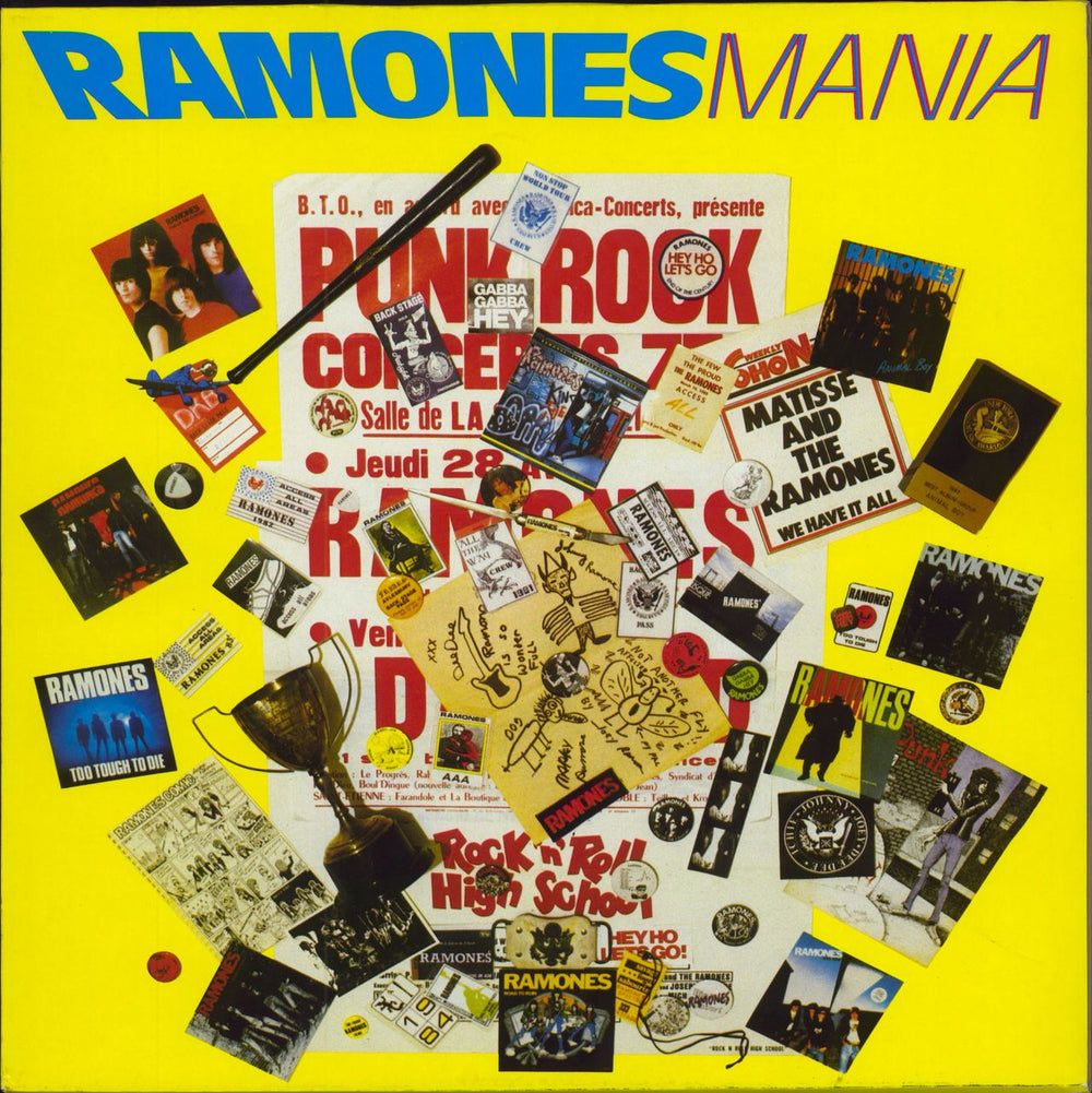 The Ramones Ramones Mania - promo stickered German Promo 2-LP vinyl record set (Double LP Album) 925709-1