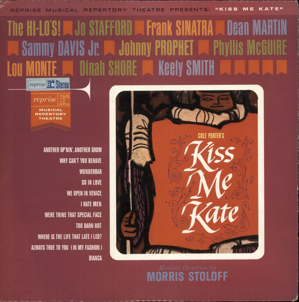 The Reprise Musical Repertory Theatre Kiss Me Kate UK vinyl LP album (LP record) FS2017