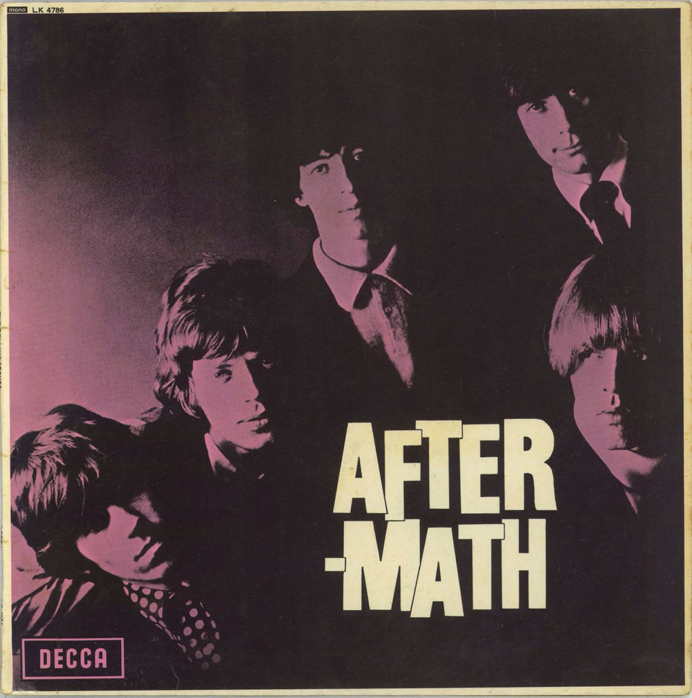 The Rolling Stones Aftermath - 4th - VG UK vinyl LP album (LP record) LK4786