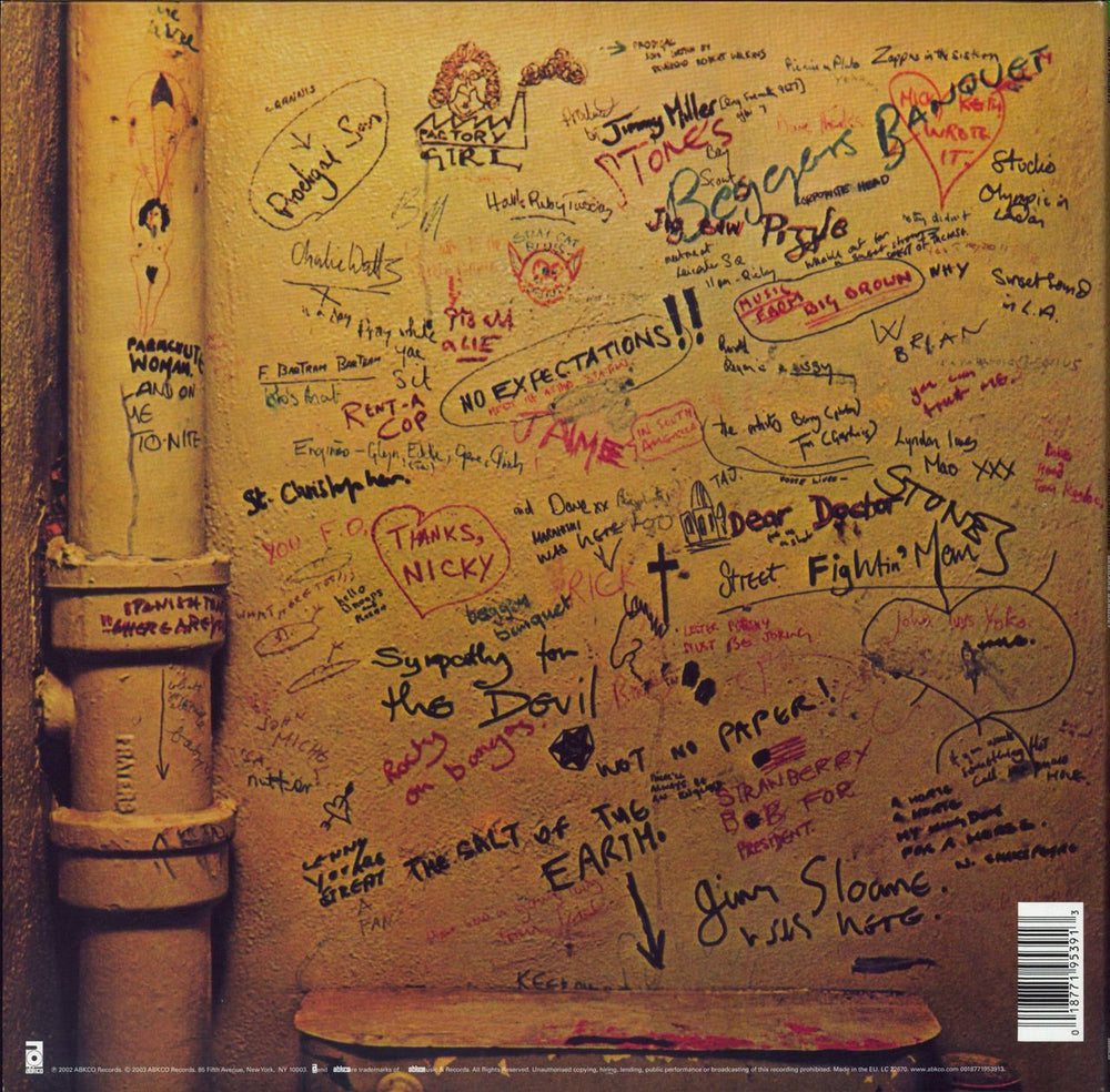 The Rolling Stones Beggars Banquet - 180gm Vinyl UK vinyl LP album (LP record) 018771953913