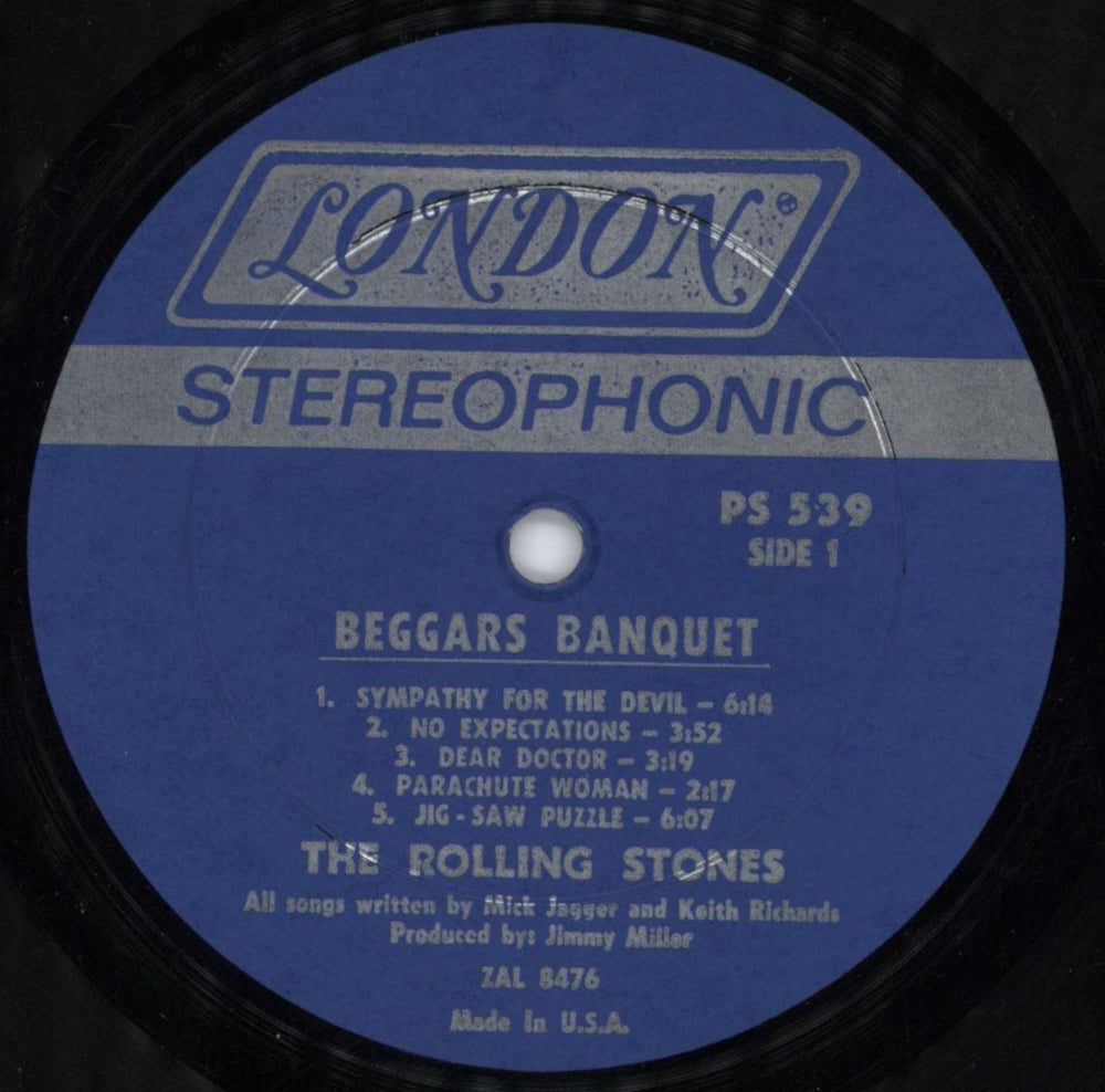 The Rolling Stones Beggars Banquet - 1st Issue (b) US vinyl LP album (LP record) ROLLPBE801612