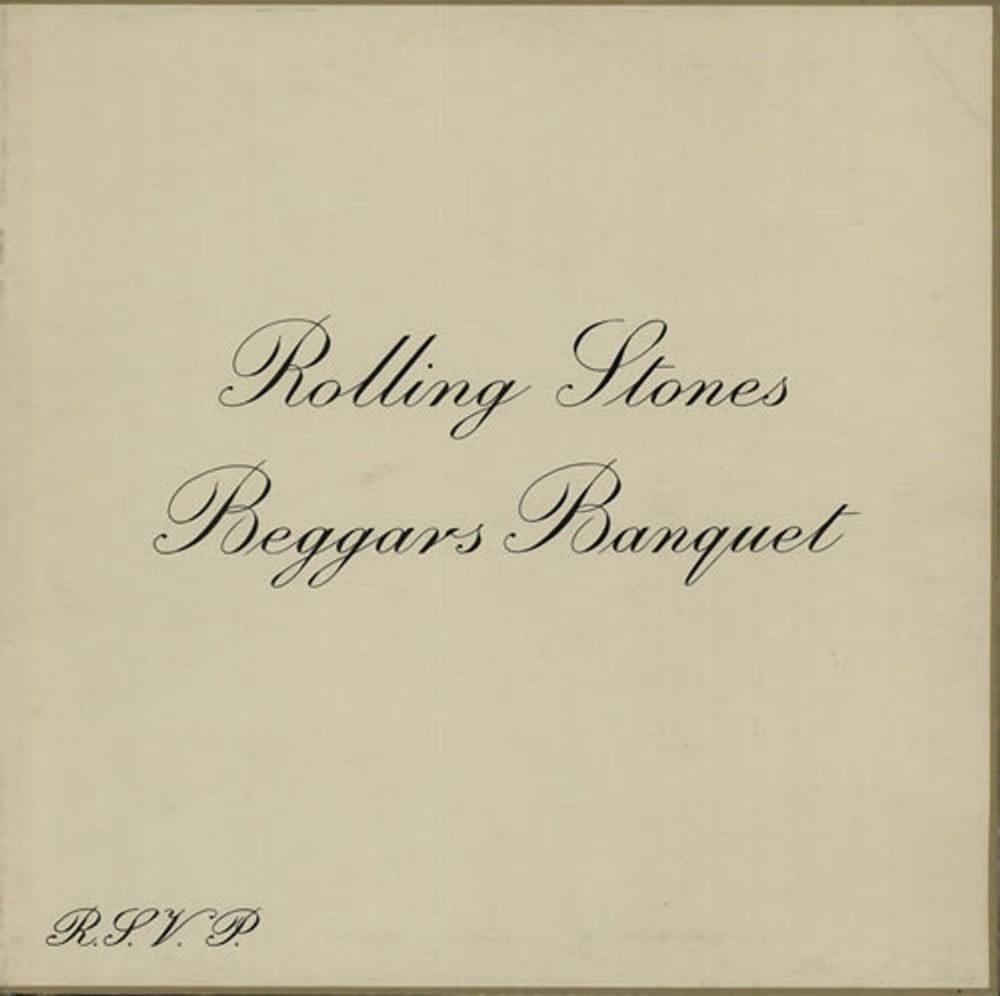 The Rolling Stones Beggars Banquet - 2nd [a] UK vinyl LP album (LP record) SKL4955