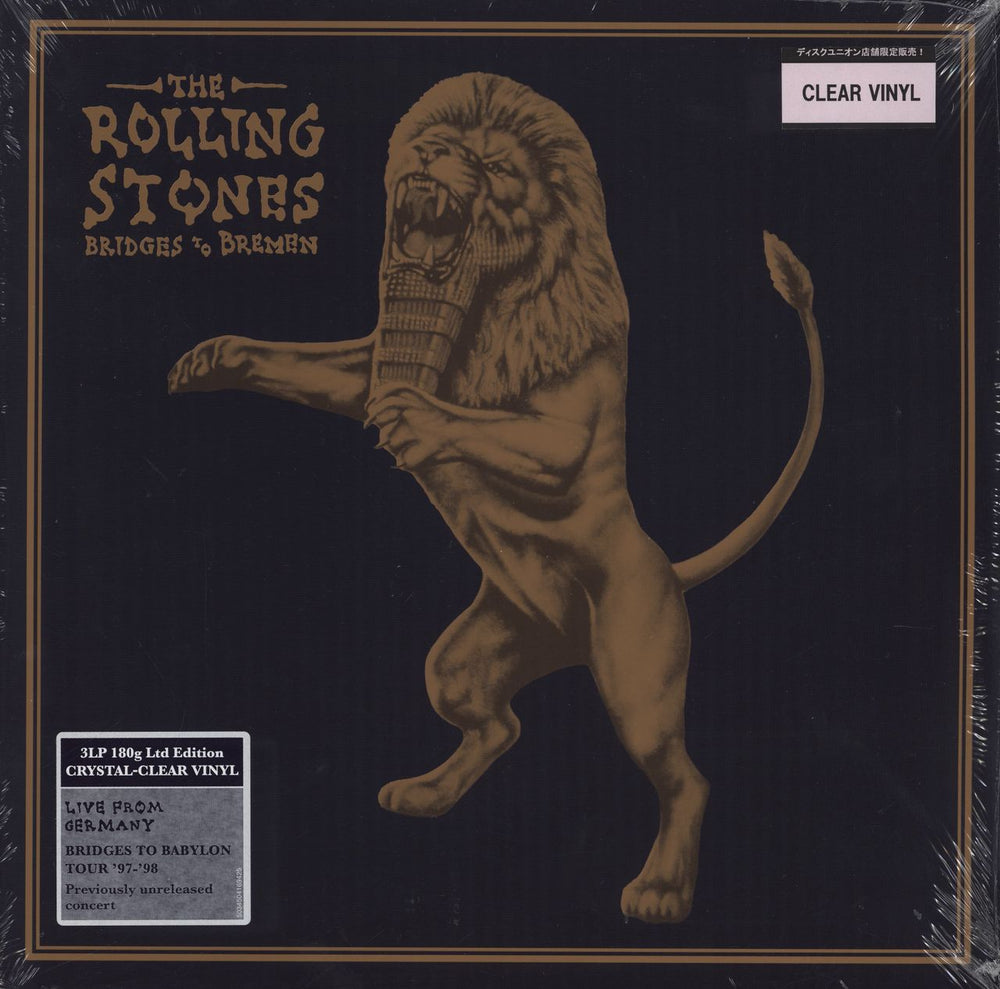 The Rolling Stones Bridges To Bremen - 180gm Clear Vinyl - Sealed UK 3-LP vinyl record set (Triple LP Album) EAGLP694