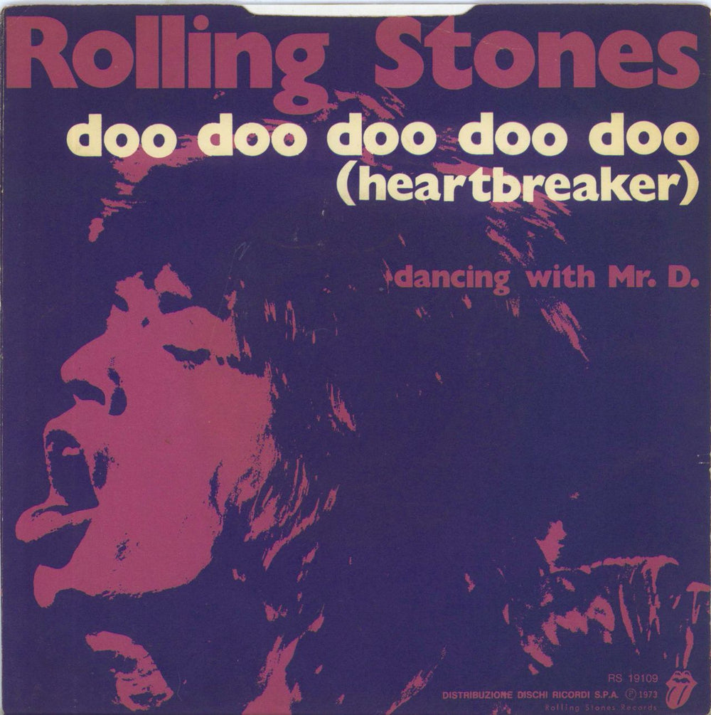 The Rolling Stones Doo Doo Doo Doo Doo (Heartbreaker) + P/S Italian 7" vinyl single (7 inch record / 45)