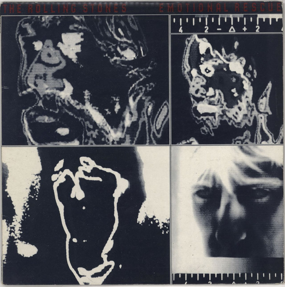 The Rolling Stones Emotional Rescue Yugoslavian vinyl LP album (LP record) LSROLL70938