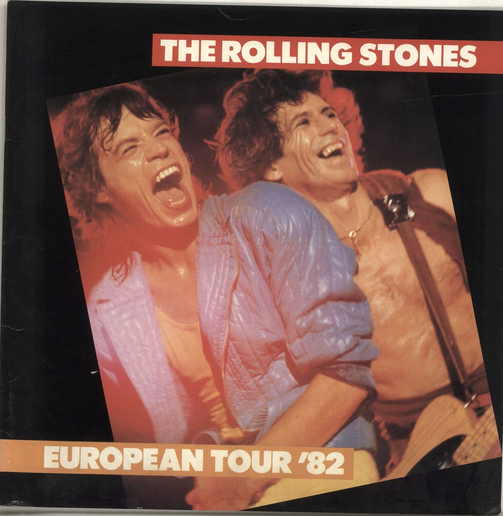 The Rolling Stones European Tour 1982 + cuttings UK tour programme TOUR PROGRAMME