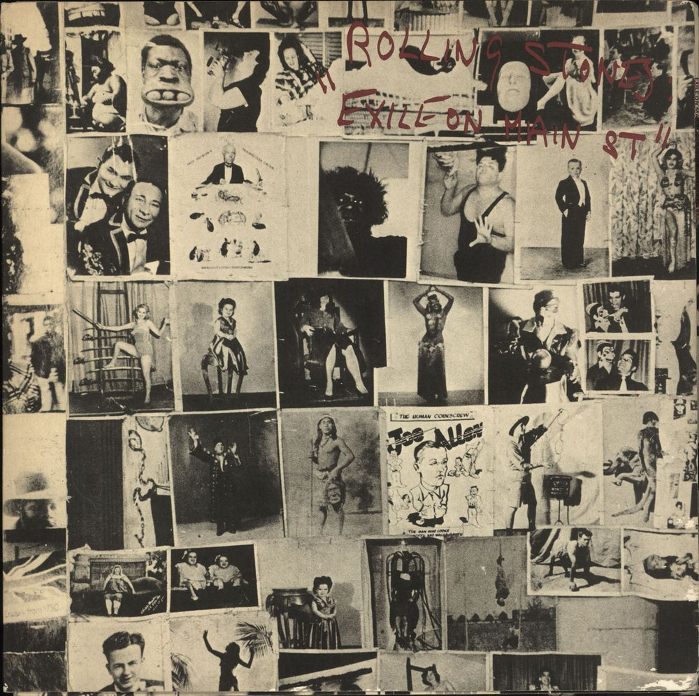 The Rolling Stones Exile On Main St - Complete - VG UK 2-LP vinyl record set (Double LP Album) COC69100