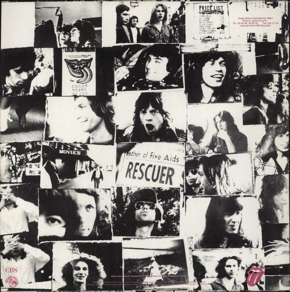 The Rolling Stones Exile On Main St - Multicoloured Vinyl Czech 2-LP vinyl record set (Double LP Album)