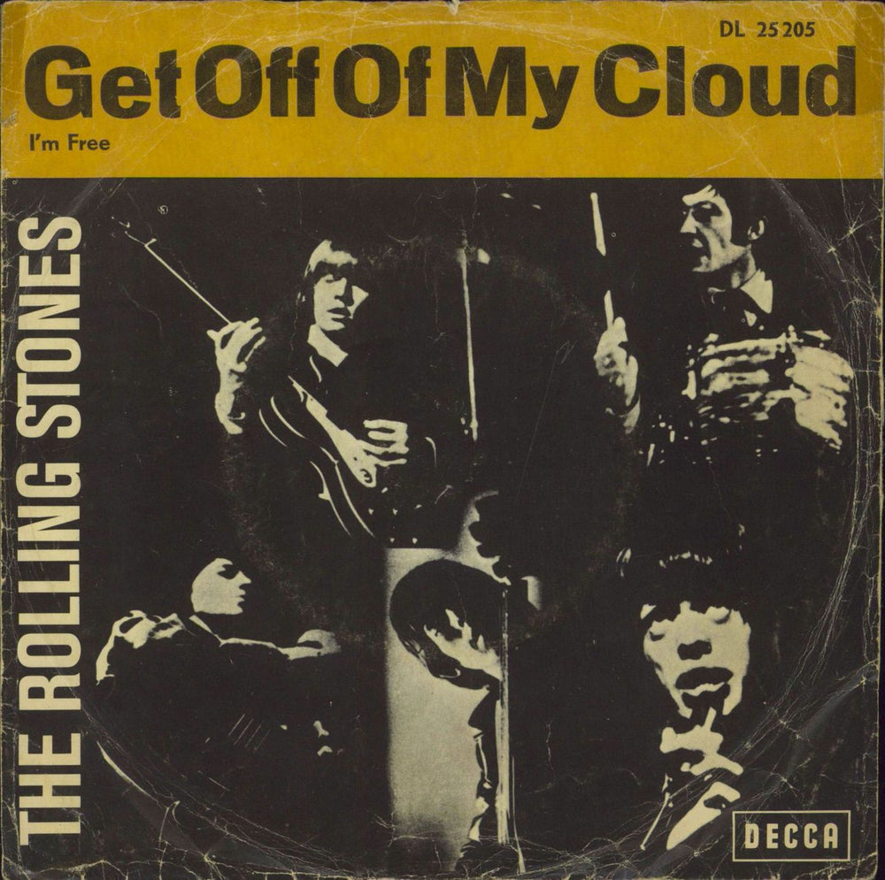 The Rolling Stones Get Off Off My Cloud - 2nd - VG German 7" vinyl single (7 inch record / 45) DL25205