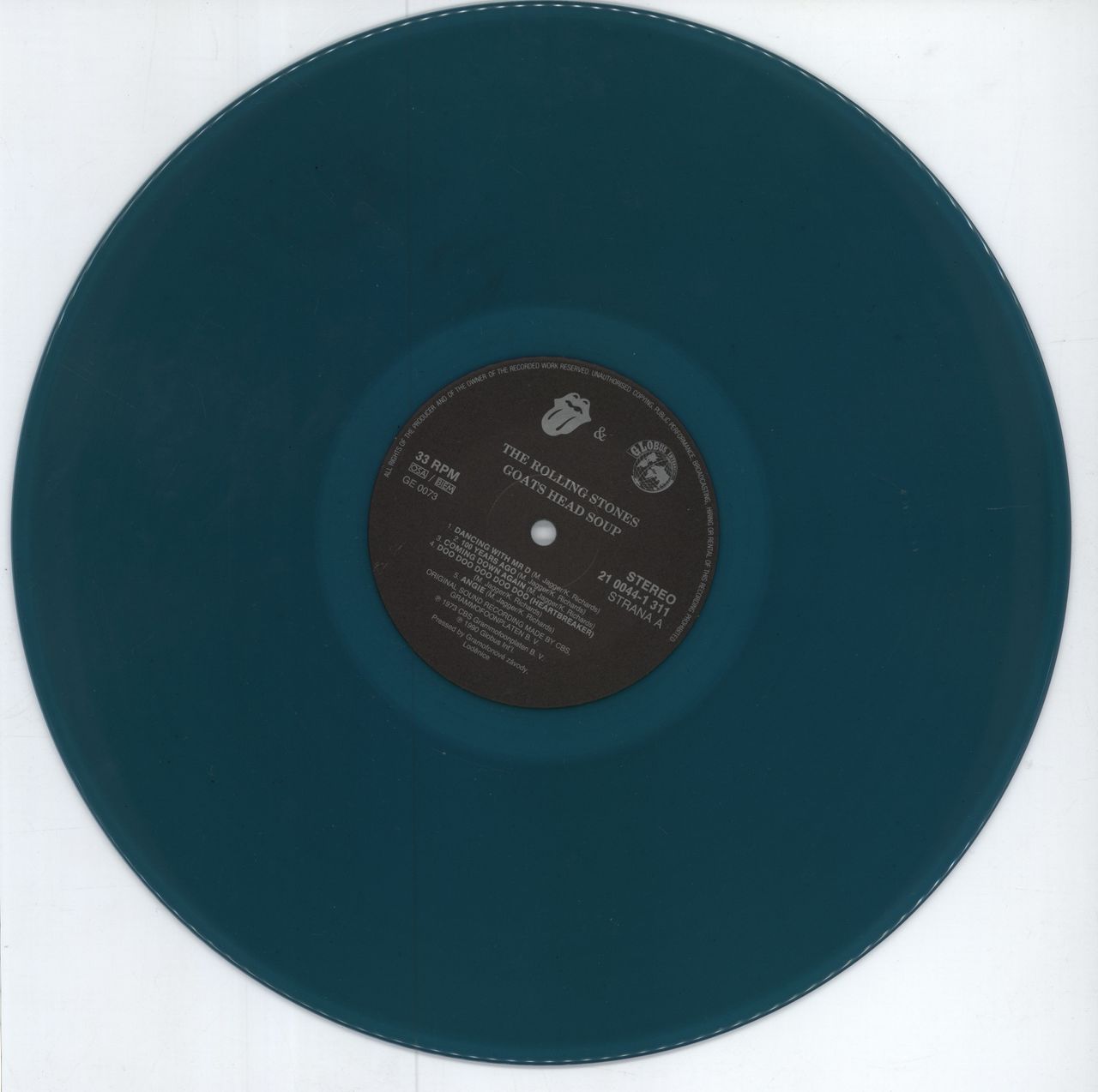 The Rolling Stones Goats Head Soup - Dark Green Vinyl - Barcoded Czech vinyl LP album (LP record) ROLLPGO786358
