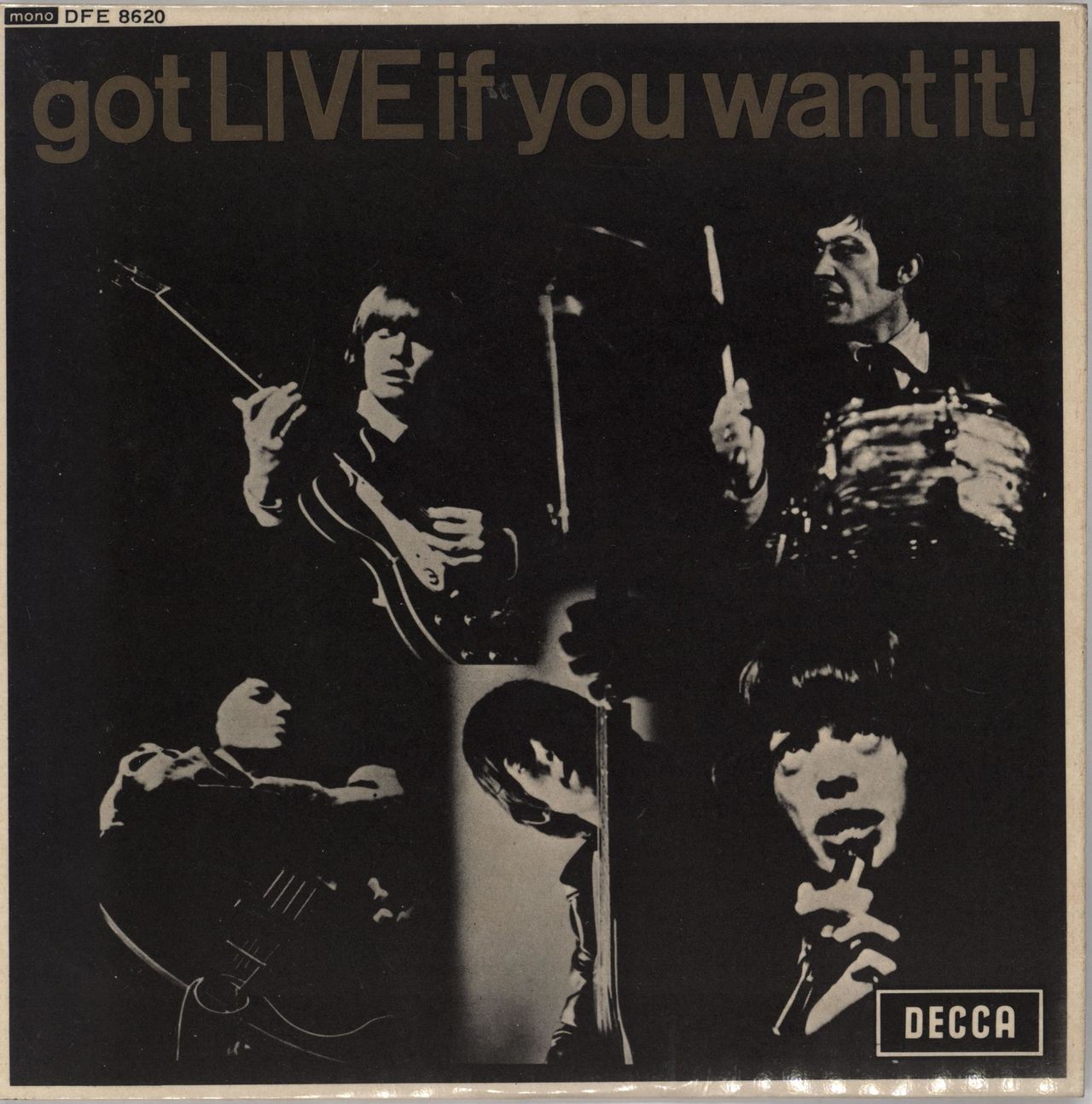 The Rolling Stones Got Live If You Want It EP - 1st - WOL UK 7" vinyl single (7 inch record / 45) DFE8620