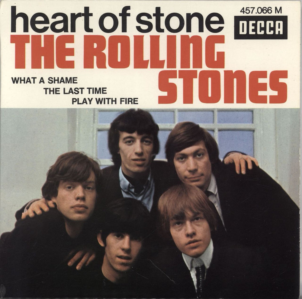 The Rolling Stones Heart Of Stone EP - 2nd - WOL French 7