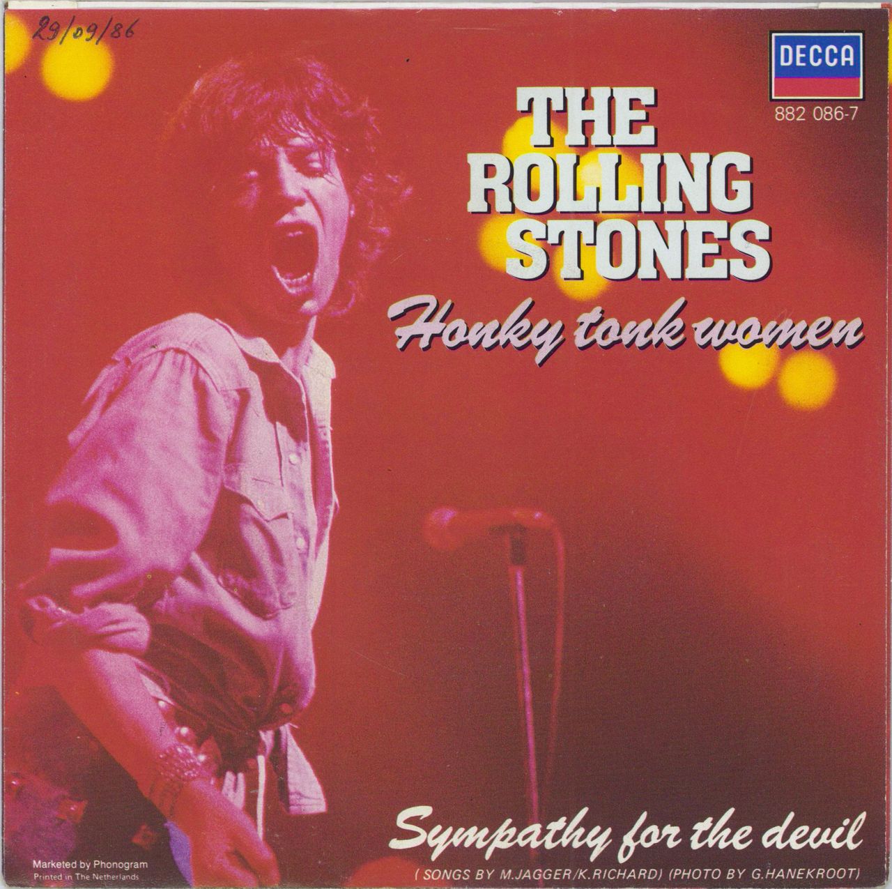The Rolling Stones Honky Tonk Women Dutch 7