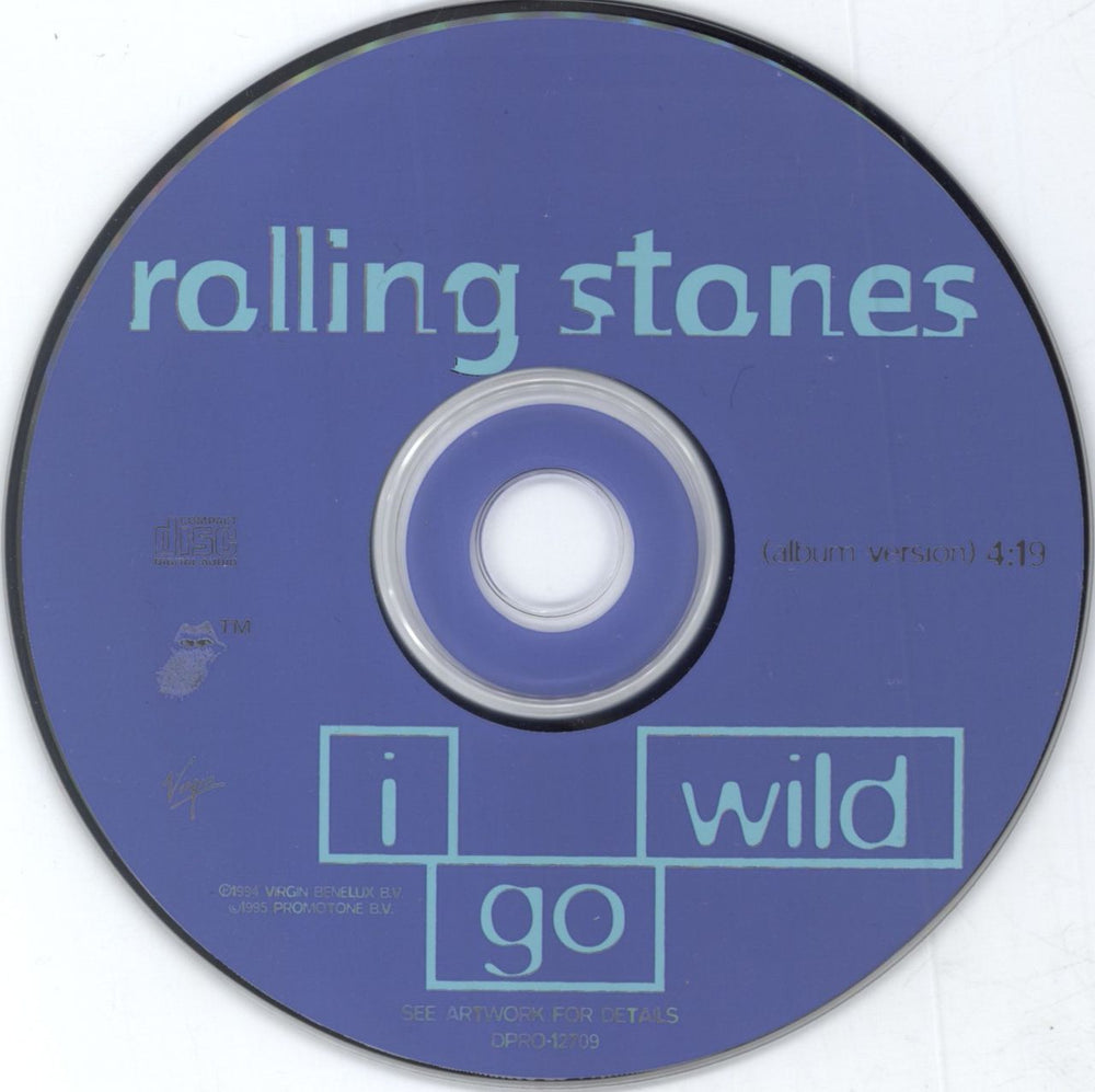 The Rolling Stones I Go Wild US Promo CD single (CD5 / 5") ROLC5IG42049