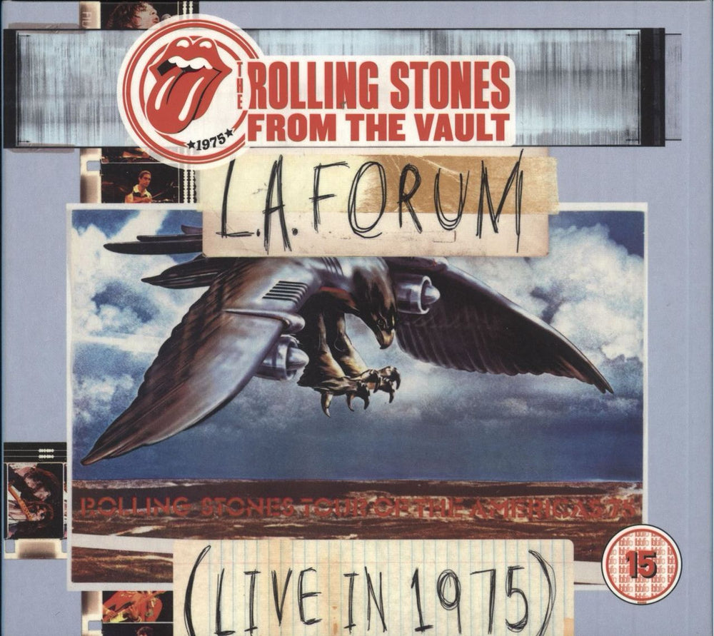 The Rolling Stones L.A. Forum - Live In 1975 UK 3-disc CD/DVD Set EAGDV038