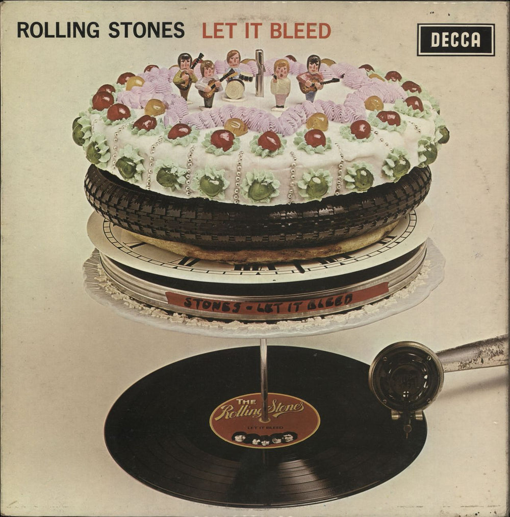 The Rolling Stones Let It Bleed - 4th - VG UK vinyl LP album (LP record) SKL5025