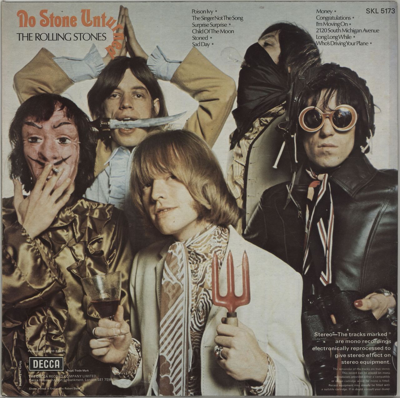 The Rolling Stones No Stone Unturned - 1st - EX UK vinyl LP album (LP record)