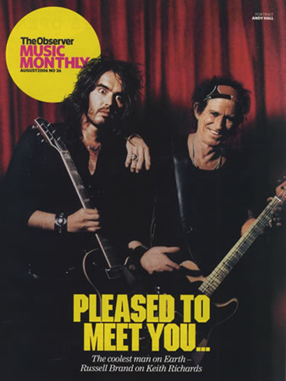 The Rolling Stones Observer Music Monthly UK magazine