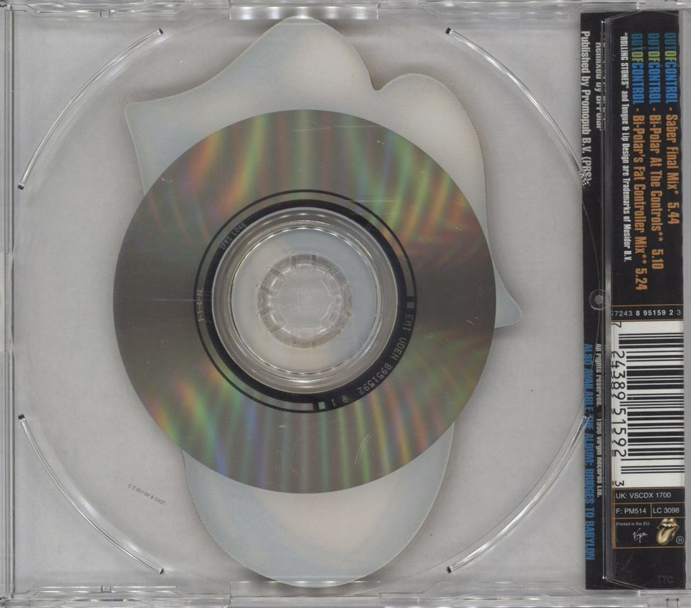 The Rolling Stones Out Of Control - MiniMax CD UK CD single (CD5 / 5") 724389515923