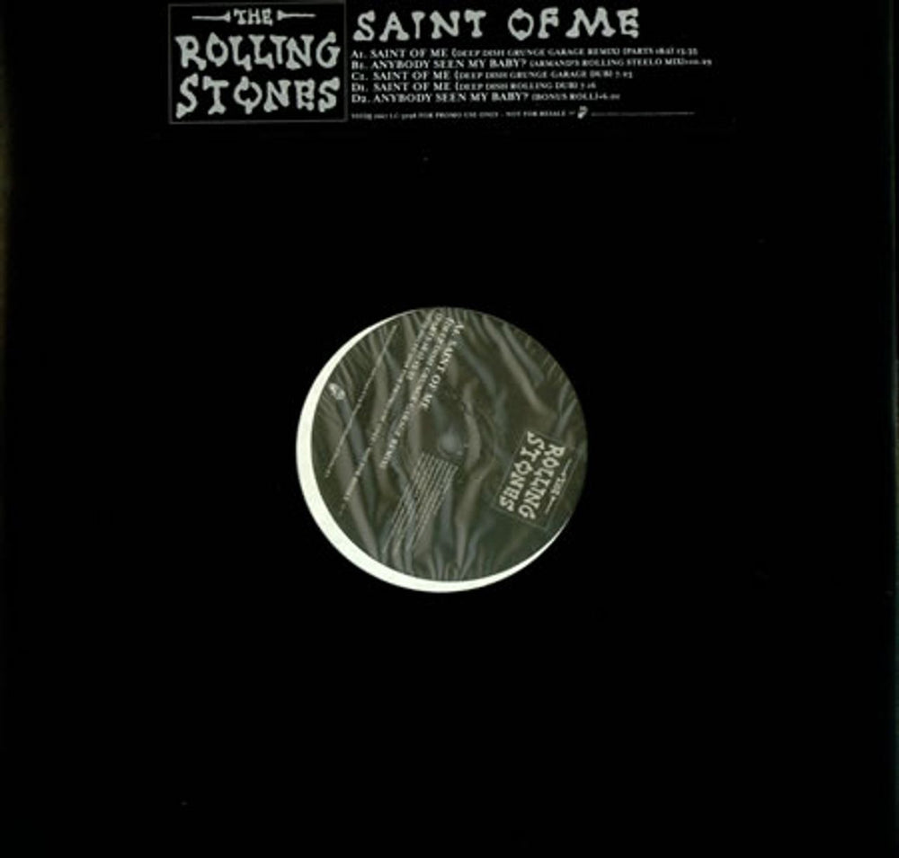 The Rolling Stones Saint Of Me - DJ Double Pack UK Promo 12" vinyl single (12 inch record / Maxi-single) VSTDJ1667