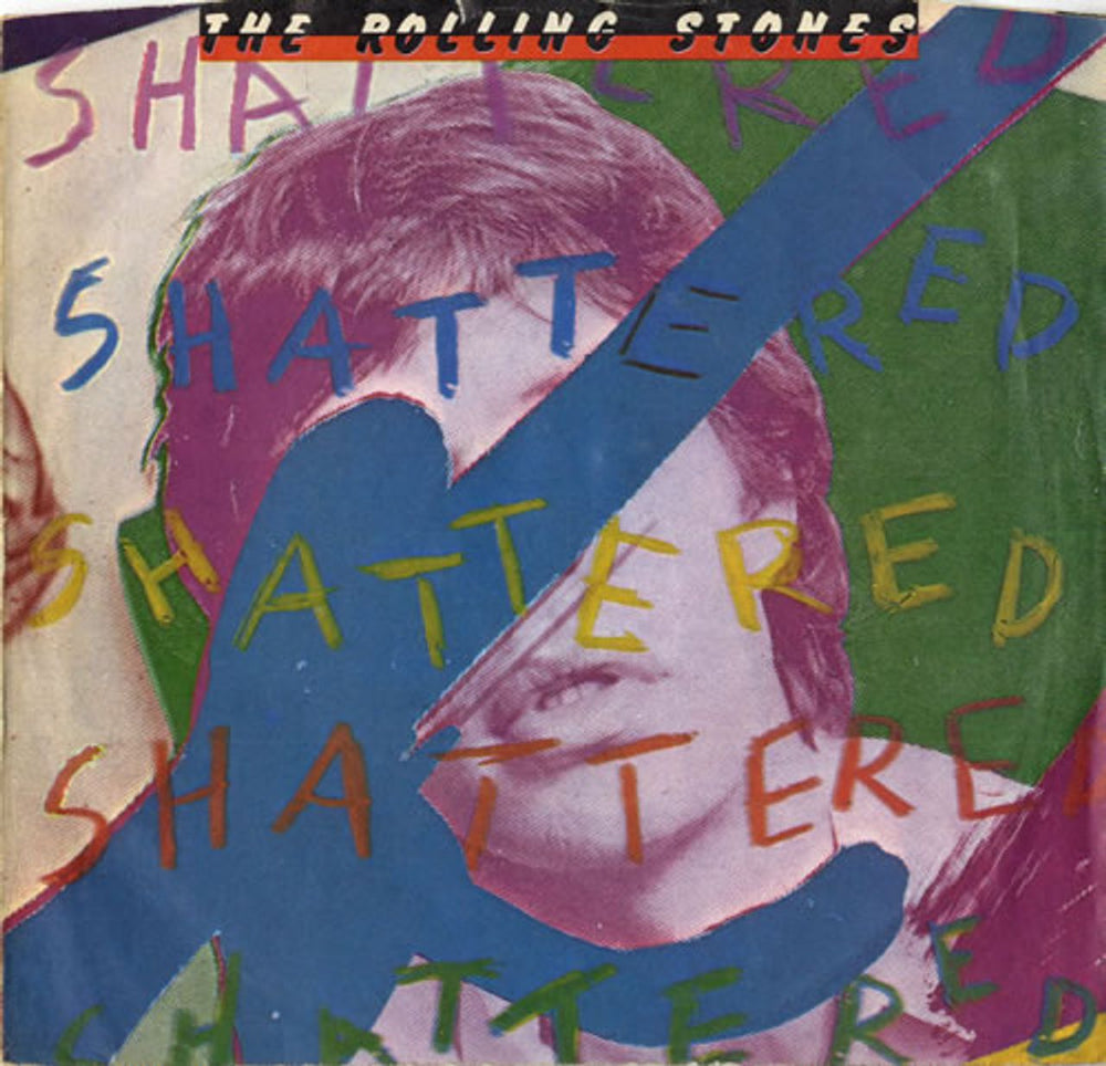 The Rolling Stones Shattered - P/S US 7" vinyl single (7 inch record / 45) RS19310