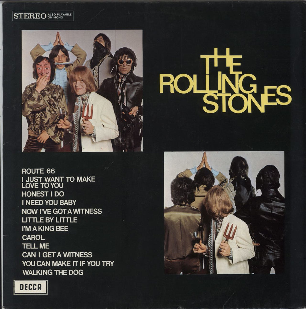 The Rolling Stones The Rolling Stones - Front-laminated Dutch vinyl LP album (LP record) 118505DY