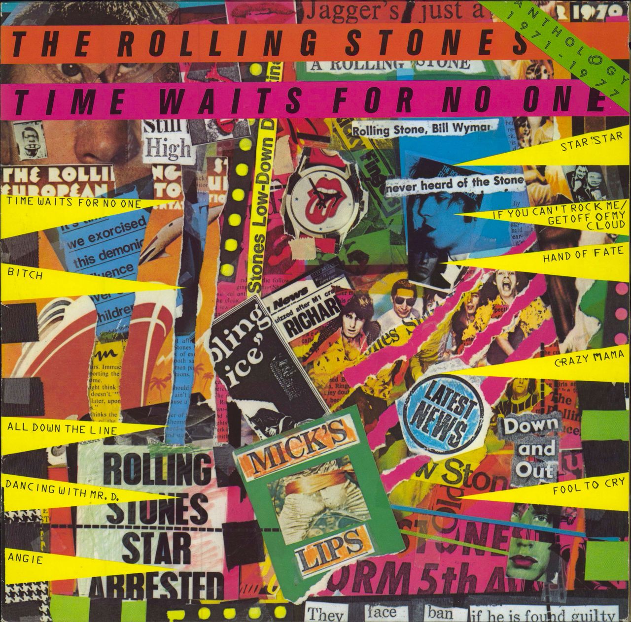 The Rolling Stones Time Waits For No One - EX German vinyl LP album (LP record)