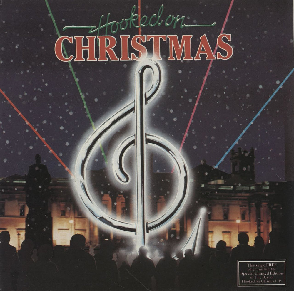 The Royal Philharmonic Orchestra Hooked On Christmas UK Promo 7" vinyl single (7 inch record / 45) HOC0006