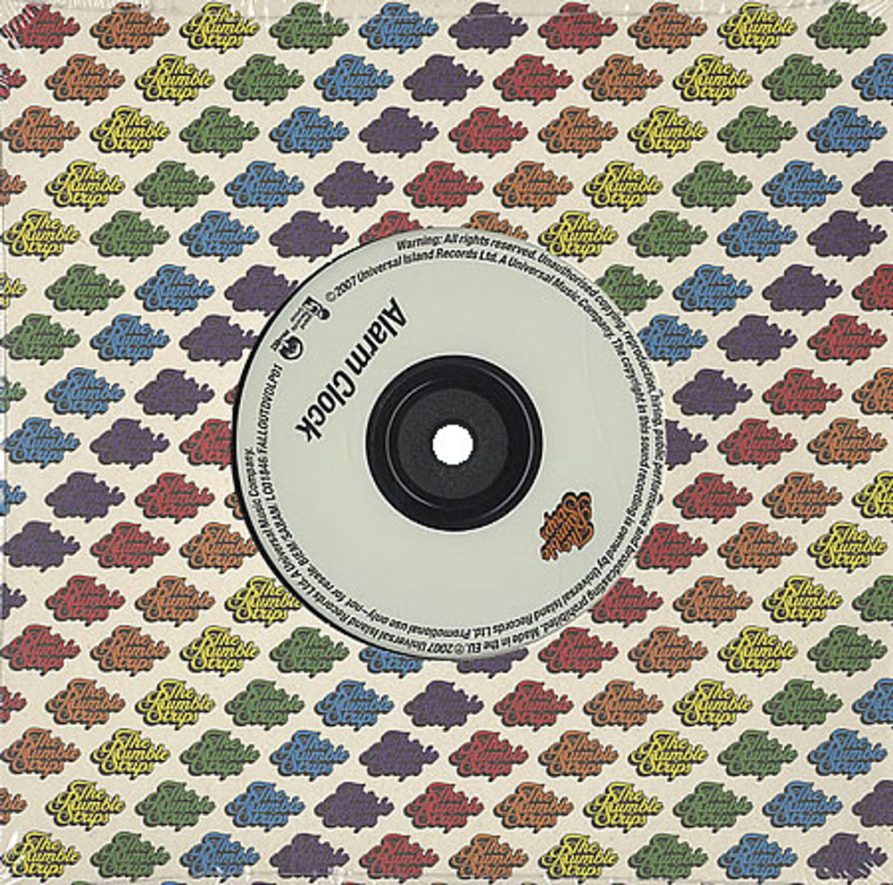 The Rumble Strips Alarm Clock - DualDisc - Sealed UK Dual Disc FALLOUTDVDLP01