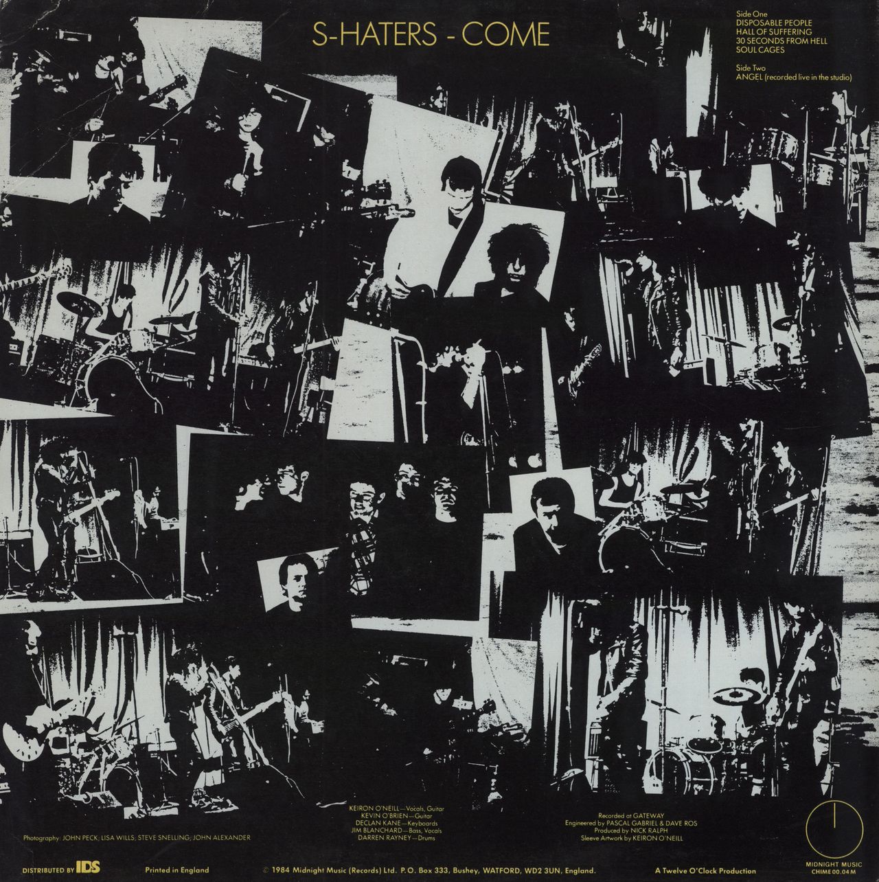 The S'Haters Come UK vinyl LP album (LP record)