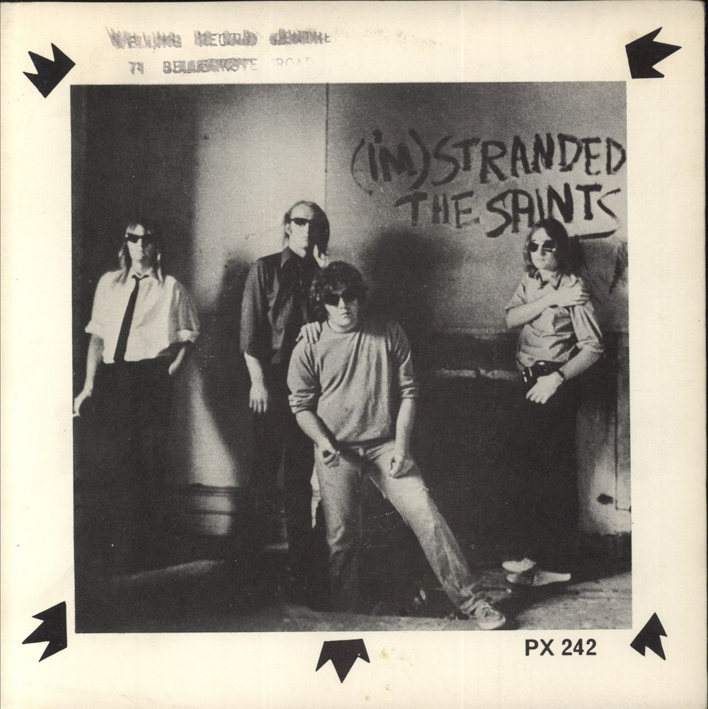 The Saints (I'm) Stranded - VG UK 7" vinyl single (7 inch record / 45) PX242