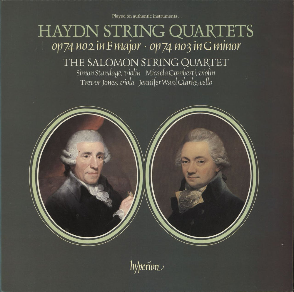 The Salomon String Quartet Haydn String Quartets UK vinyl LP album (LP record) A66124