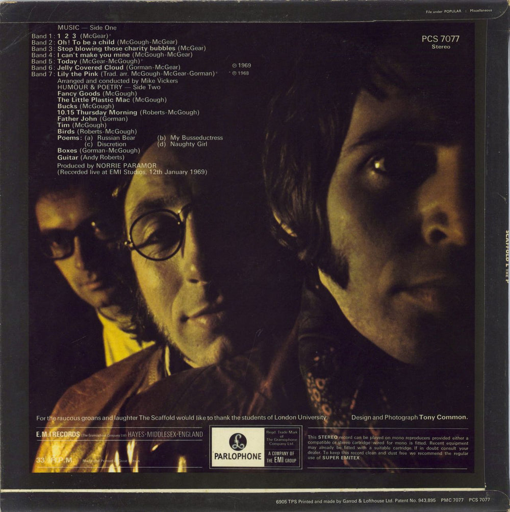 The Scaffold L The P UK vinyl LP album (LP record) SC-LPLT818332