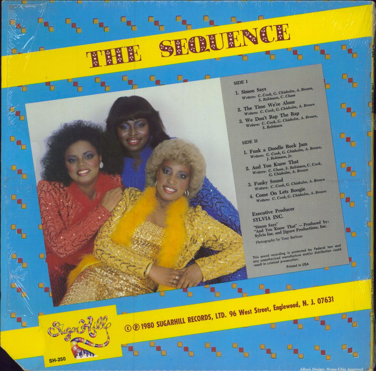 The Sequence Sugarhill Presents The Sequence US vinyl LP album (LP record)