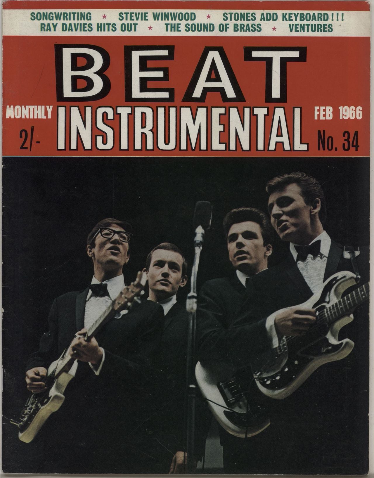 The Shadows Beat Instrumental Monthly No. 34 UK magazine #34